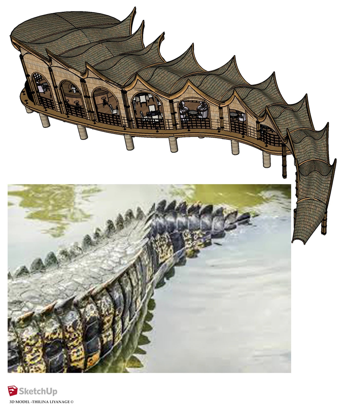 Architecture，restaurant，environmental design，originality，