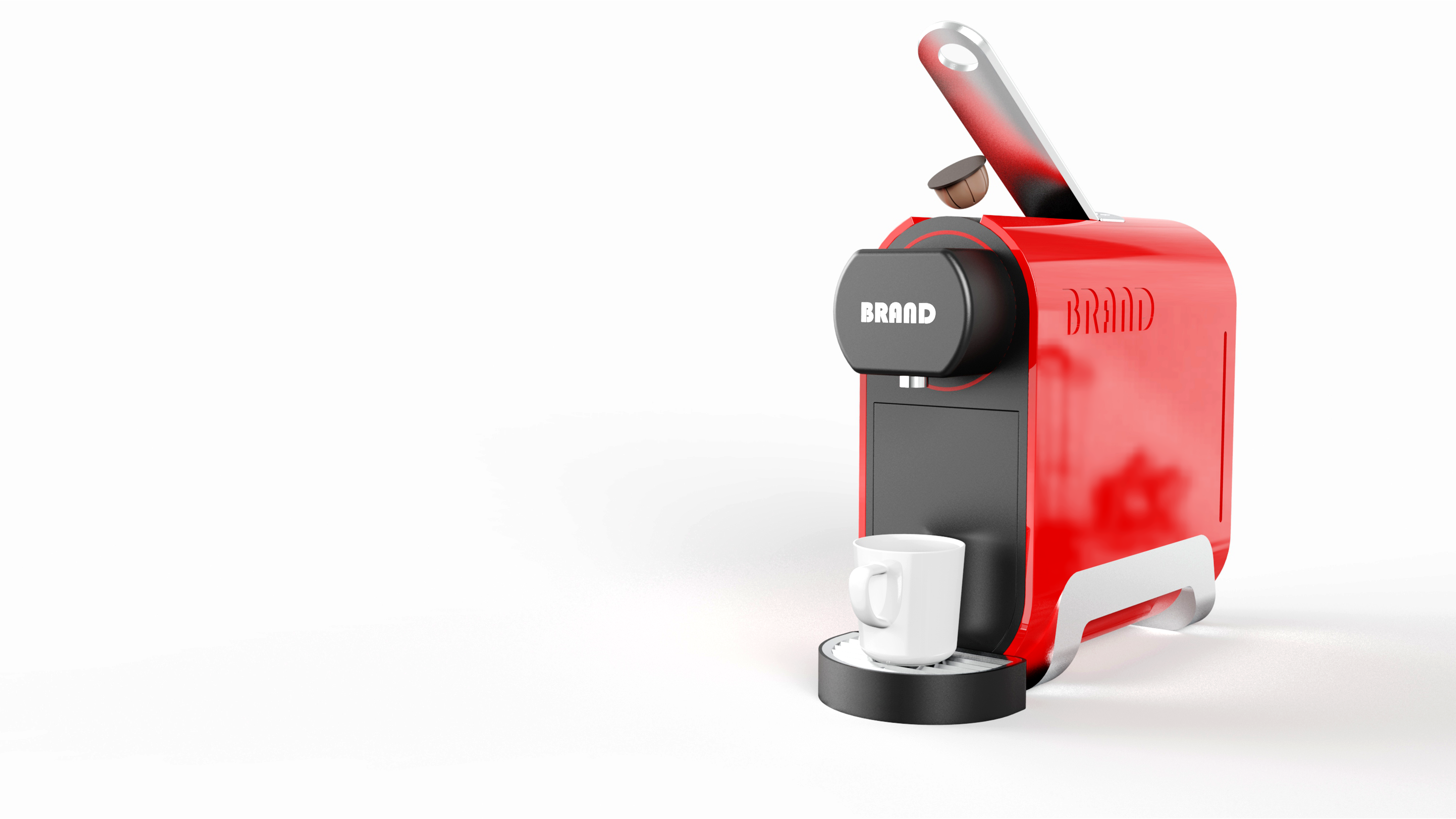 Capsule coffee machine，industrial design，Mission Runway，