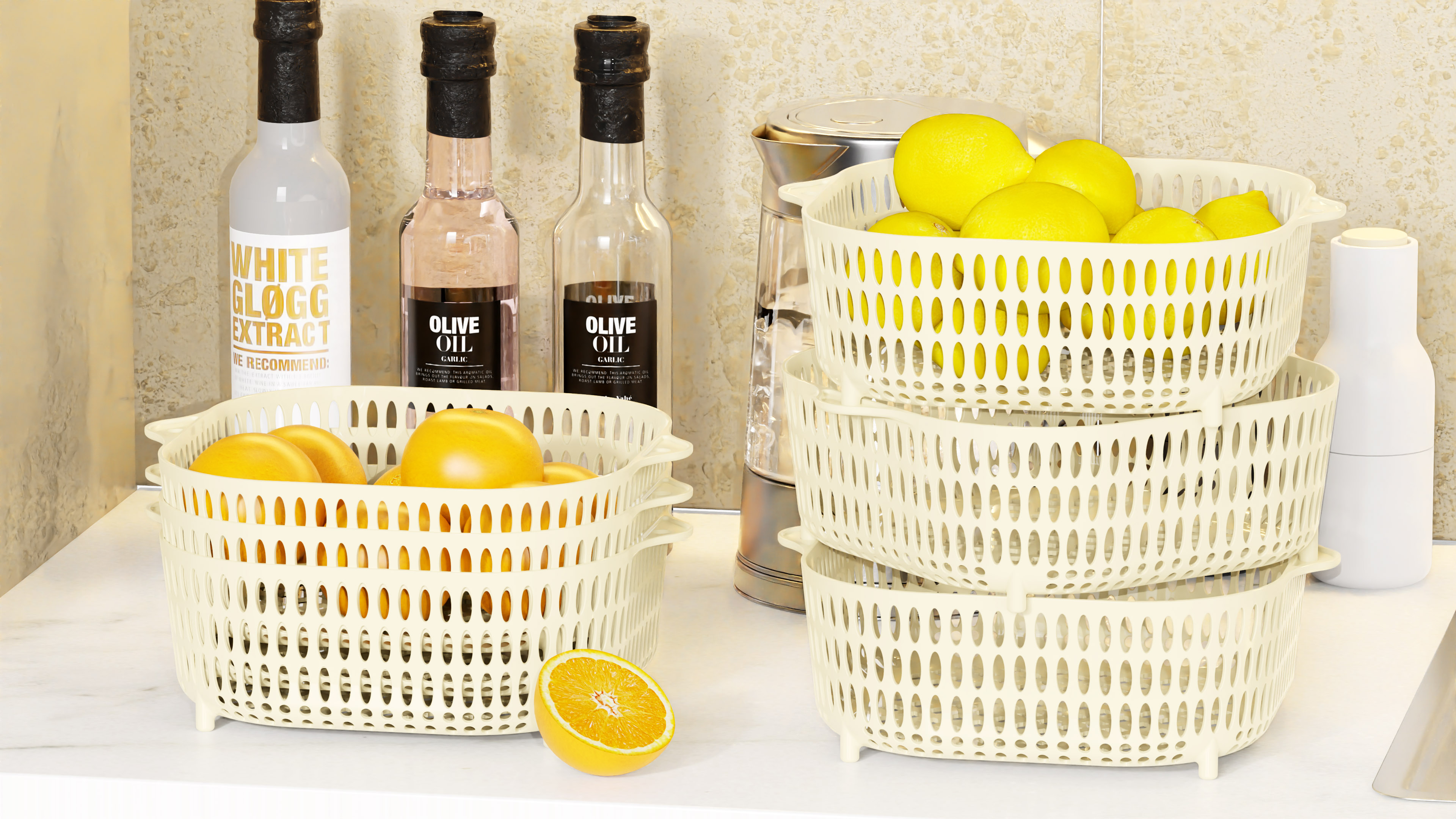 Drain basket，product design，Modeling and rendering，