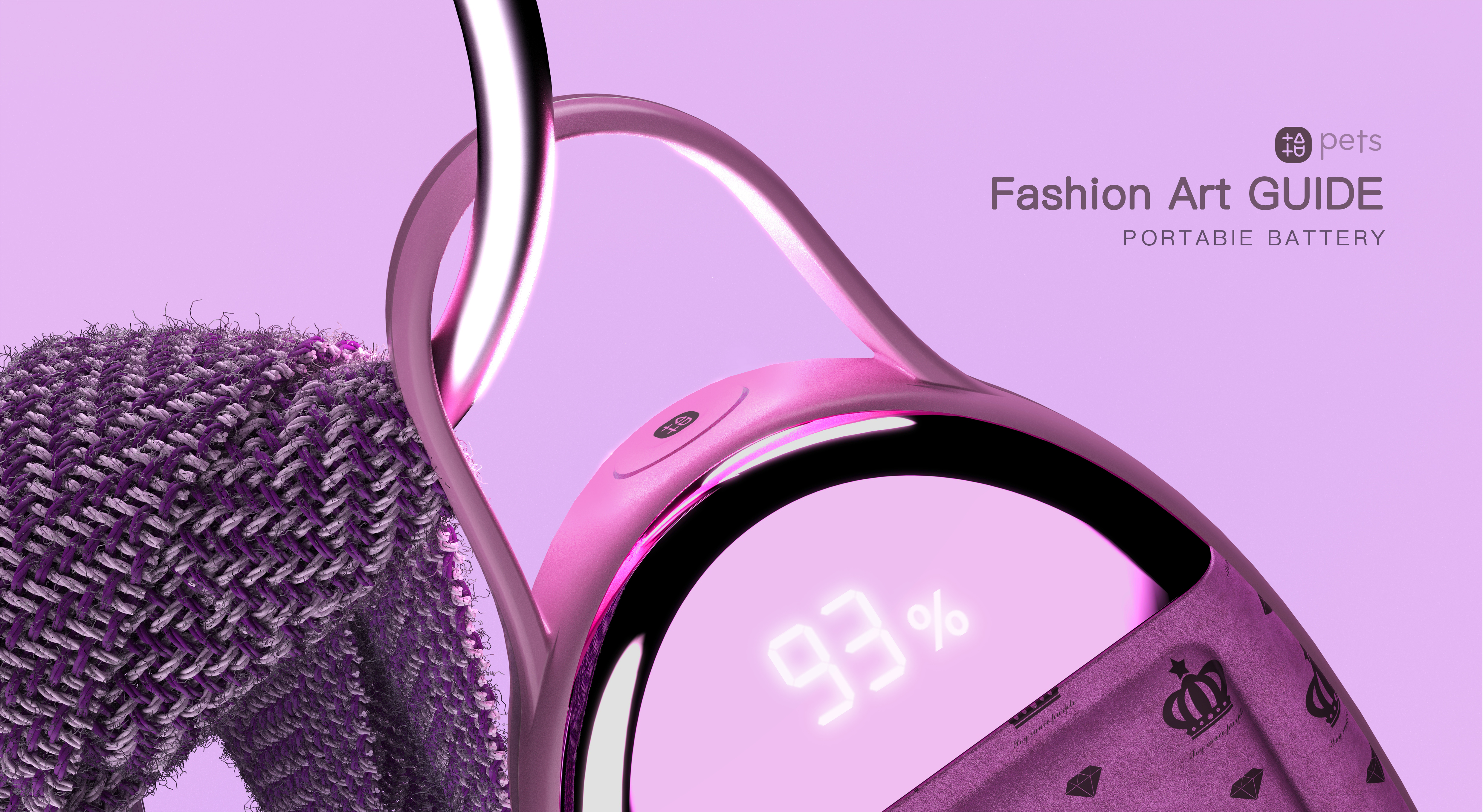 portable battery，fashion，ornaments，Aesthetic feeling，