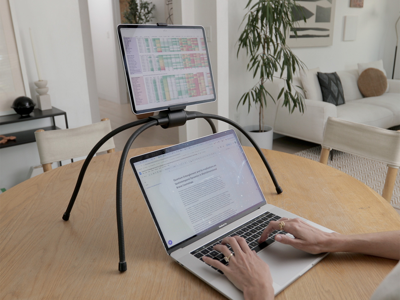 IPad bracket，Ergonomics，All aluminum one，Desktop artifact，Digital accessories，