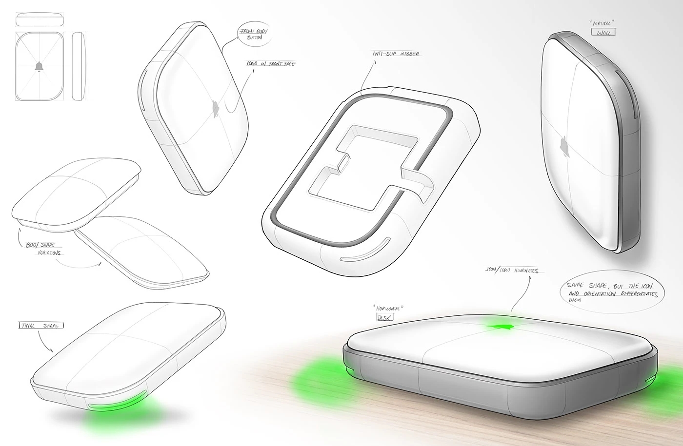 Silent Doorbell，doorbell，electronic product，Housewear & Furnishings，