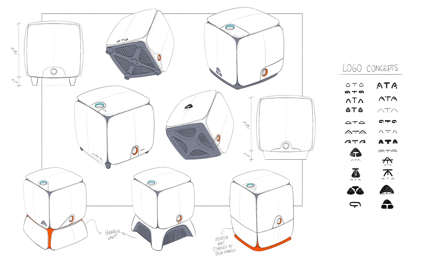 ATA water cube，Water filtration system，household electrical appliances，product design，