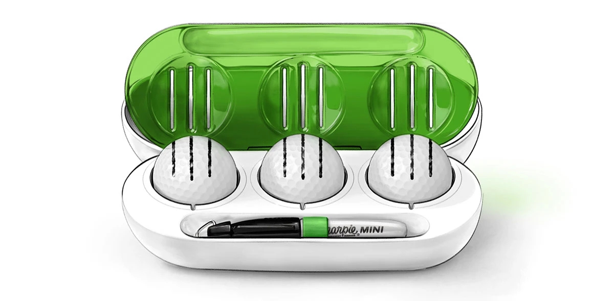 Golf box，Outdoor equipment，Sports equipment，Golf Ball Case，