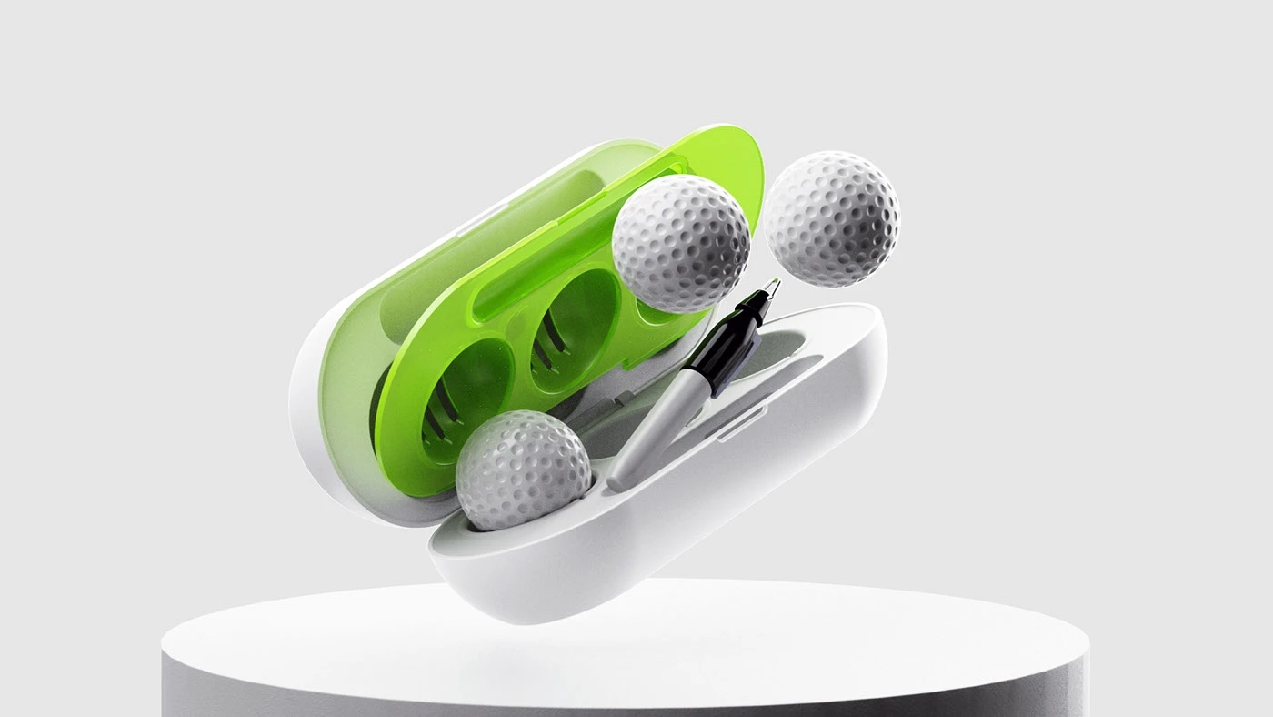 Golf box，Outdoor equipment，Sports equipment，Golf Ball Case，