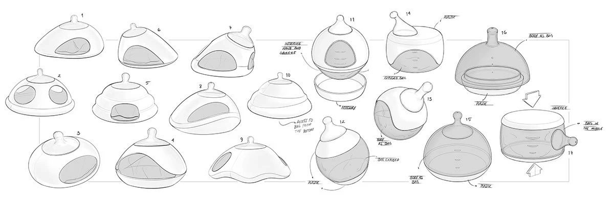 Babaloo，feeding bottle，Maternal and infant products，product design，