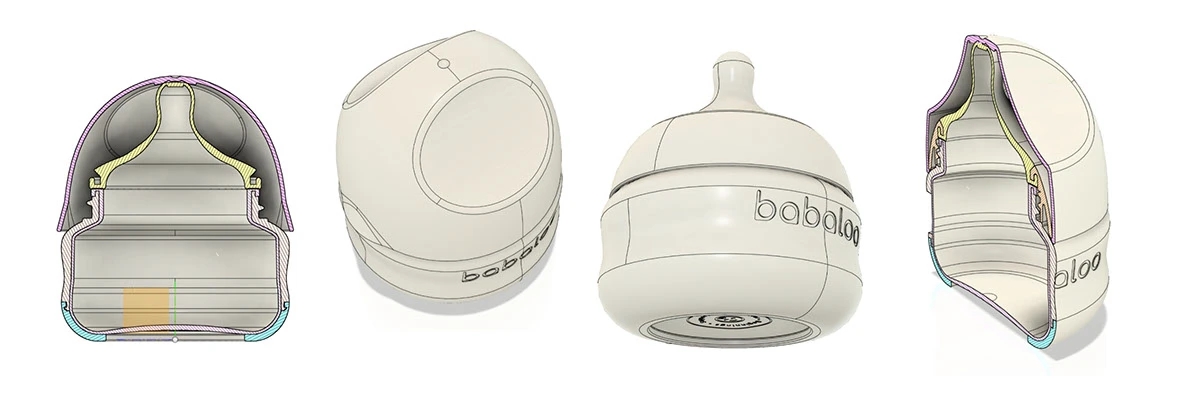Babaloo，feeding bottle，Maternal and infant products，product design，