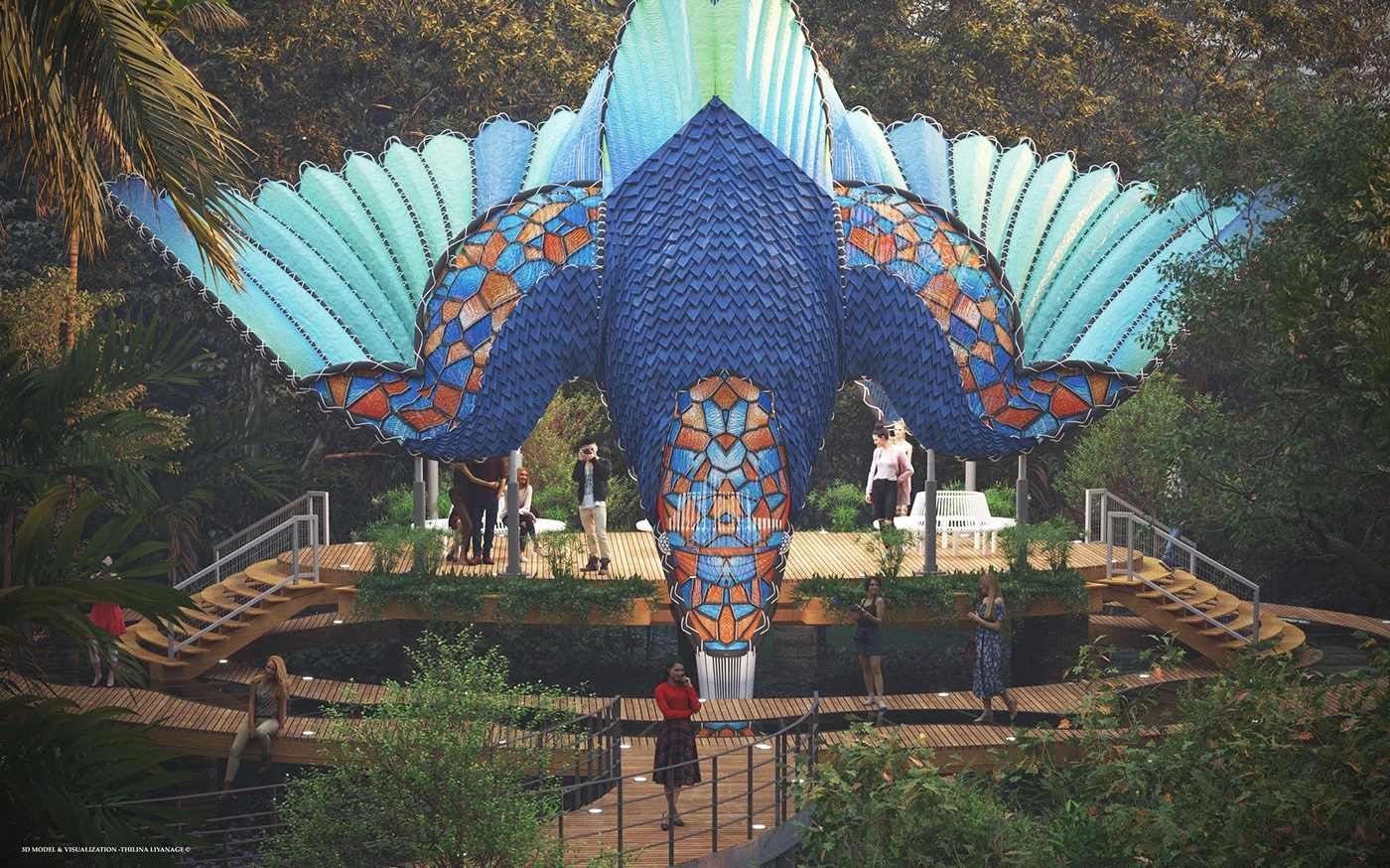 Architecture，environment，Viewing platform，industrial design，