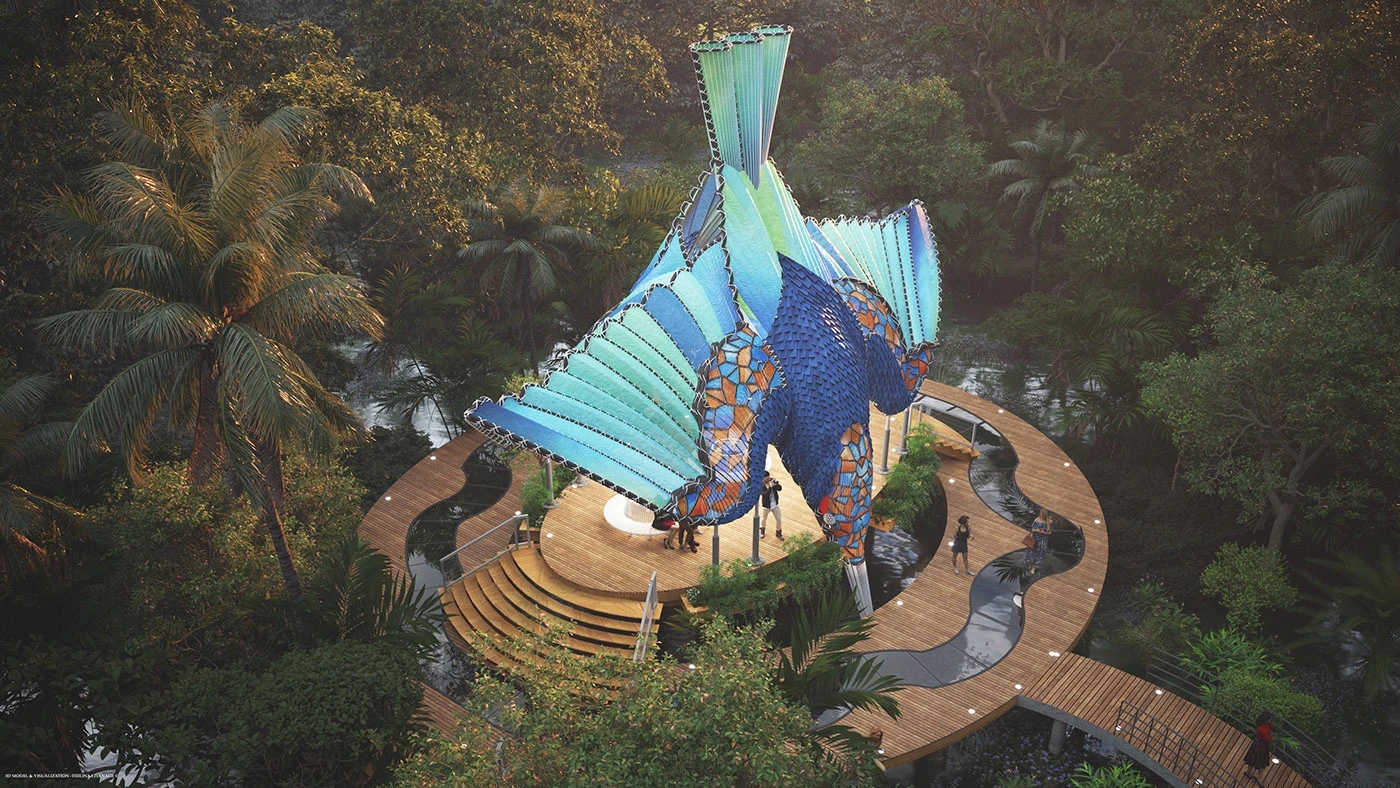 Architecture，environment，Viewing platform，industrial design，