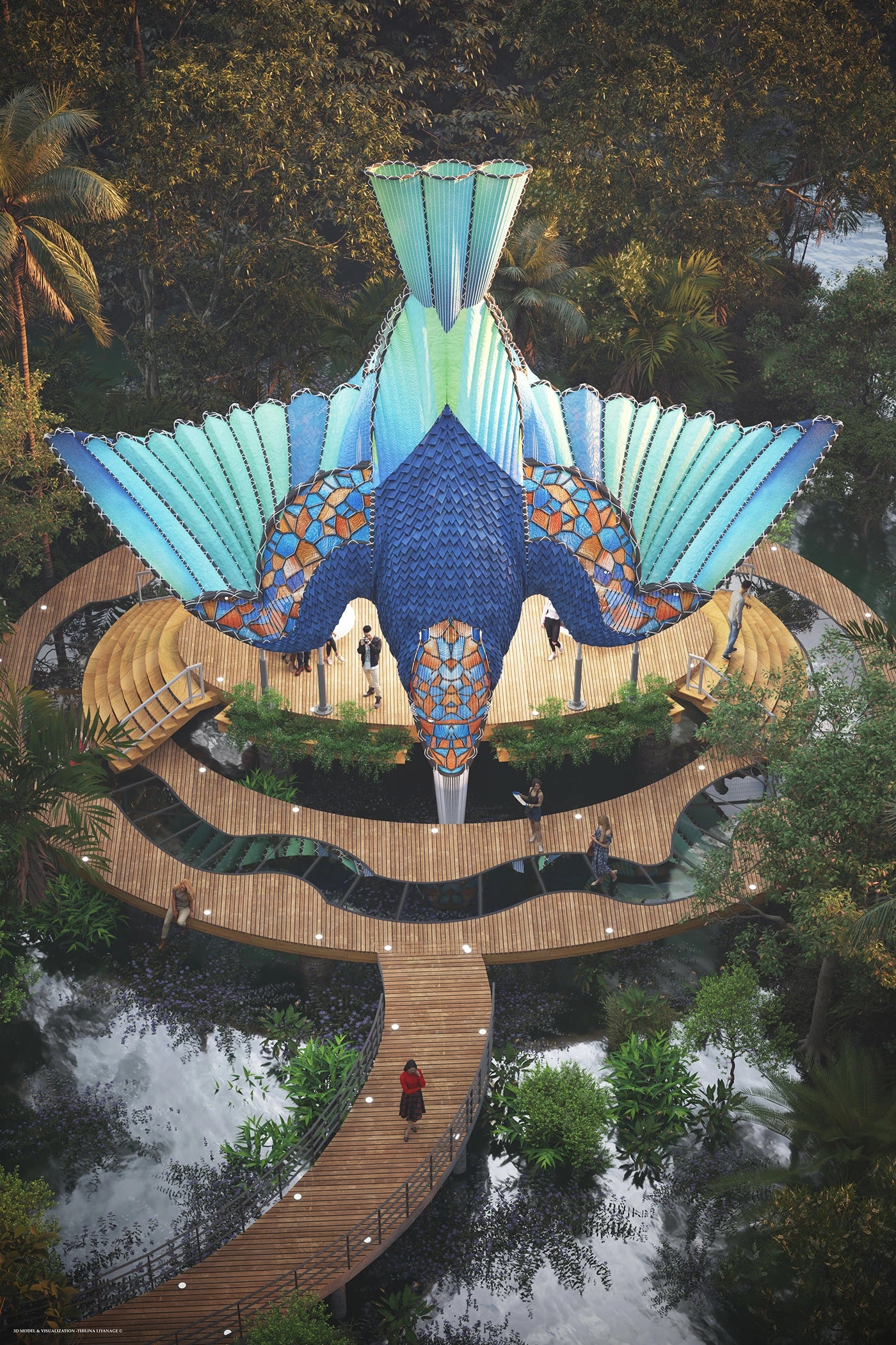 Architecture，environment，Viewing platform，industrial design，