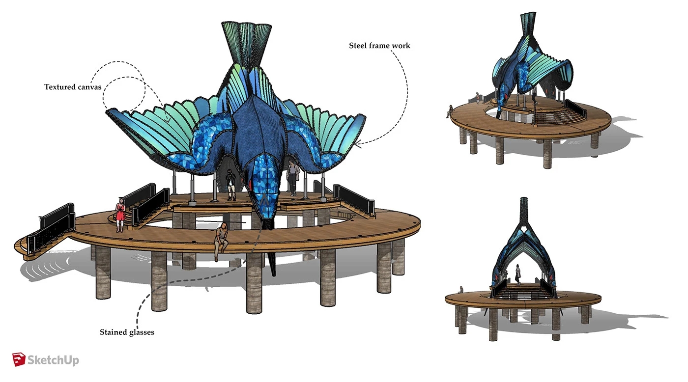 Architecture，environment，Viewing platform，industrial design，