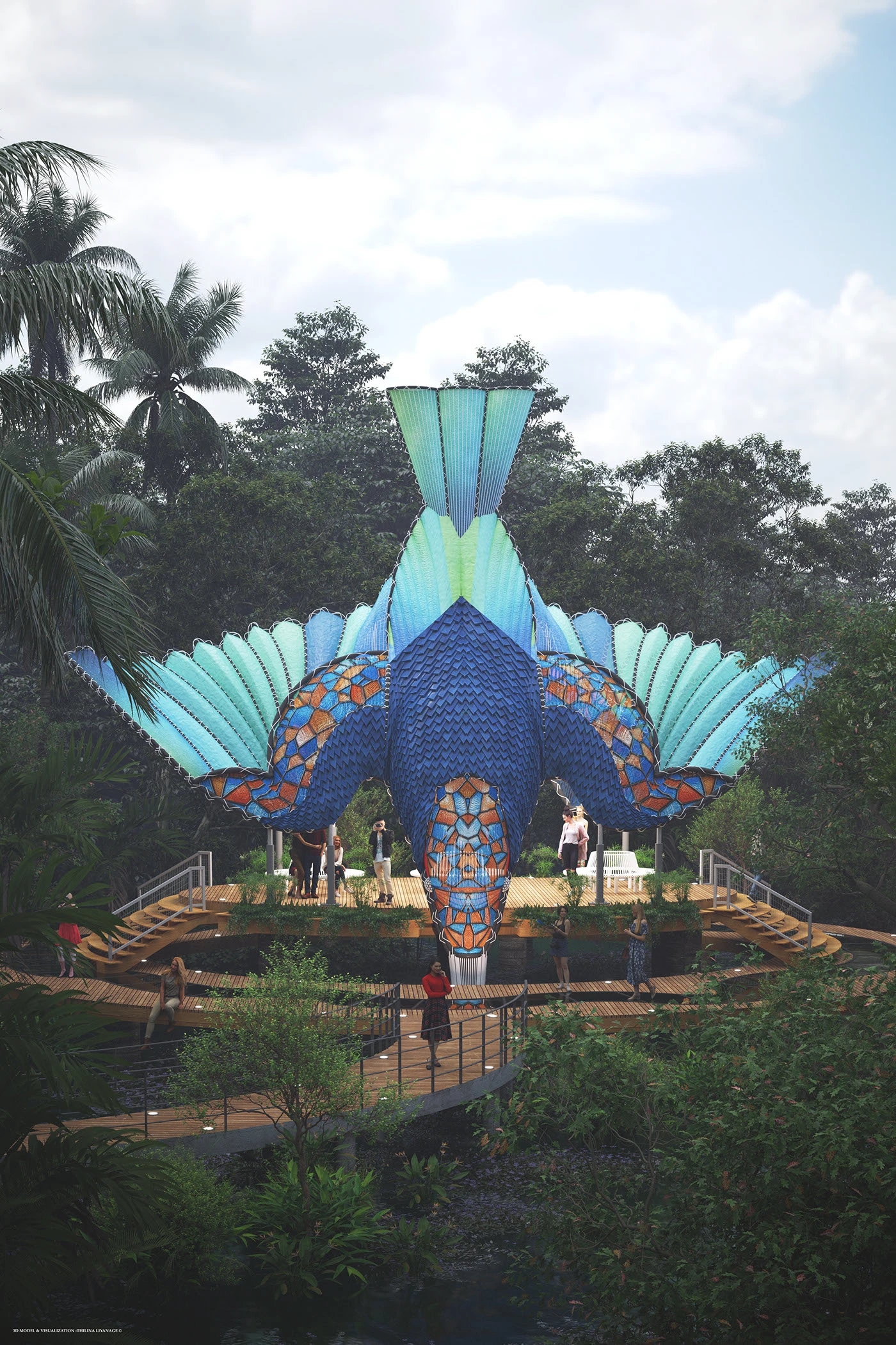 Architecture，environment，Viewing platform，industrial design，