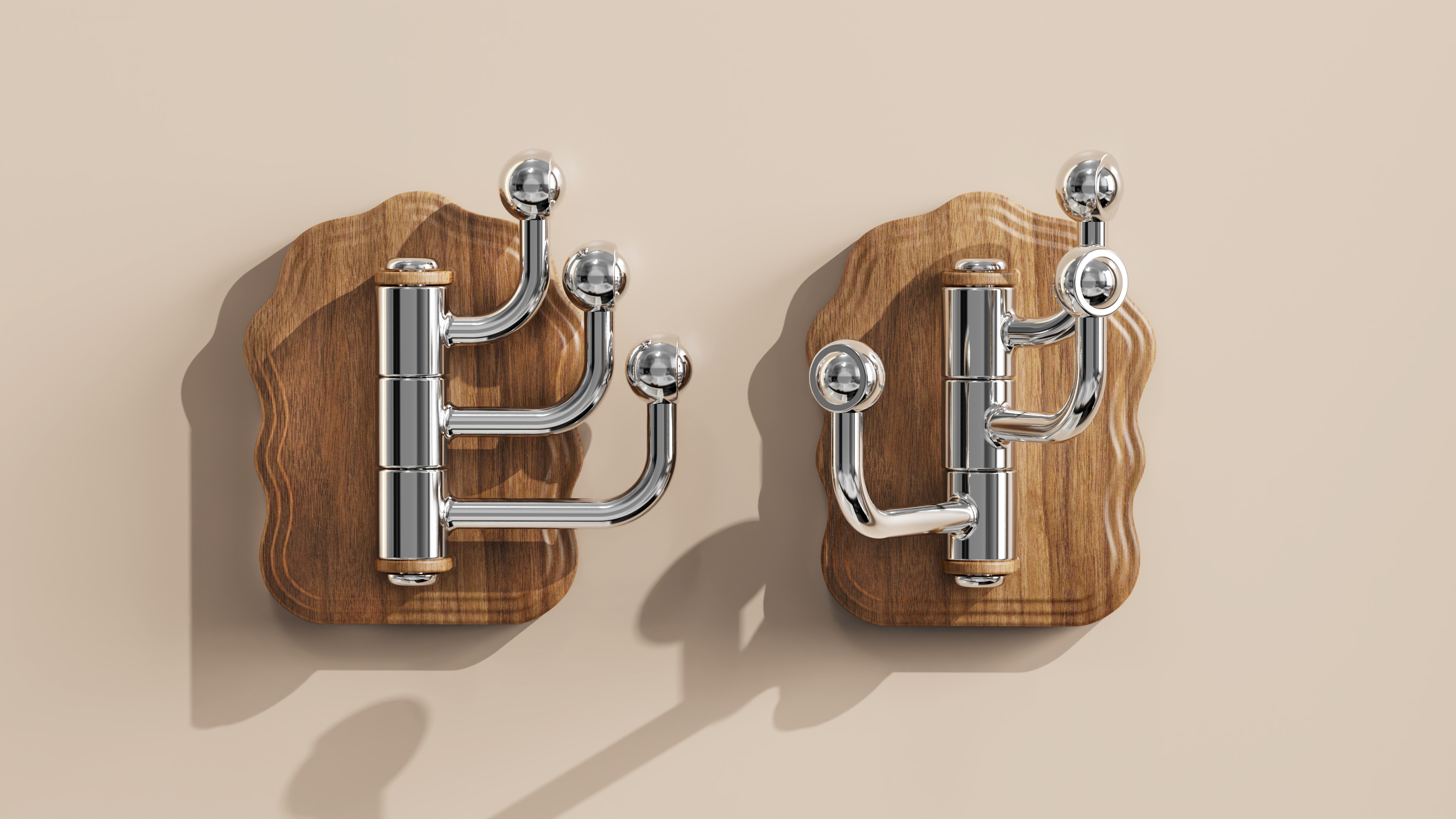 product design，Modeling and rendering，Wall hook，