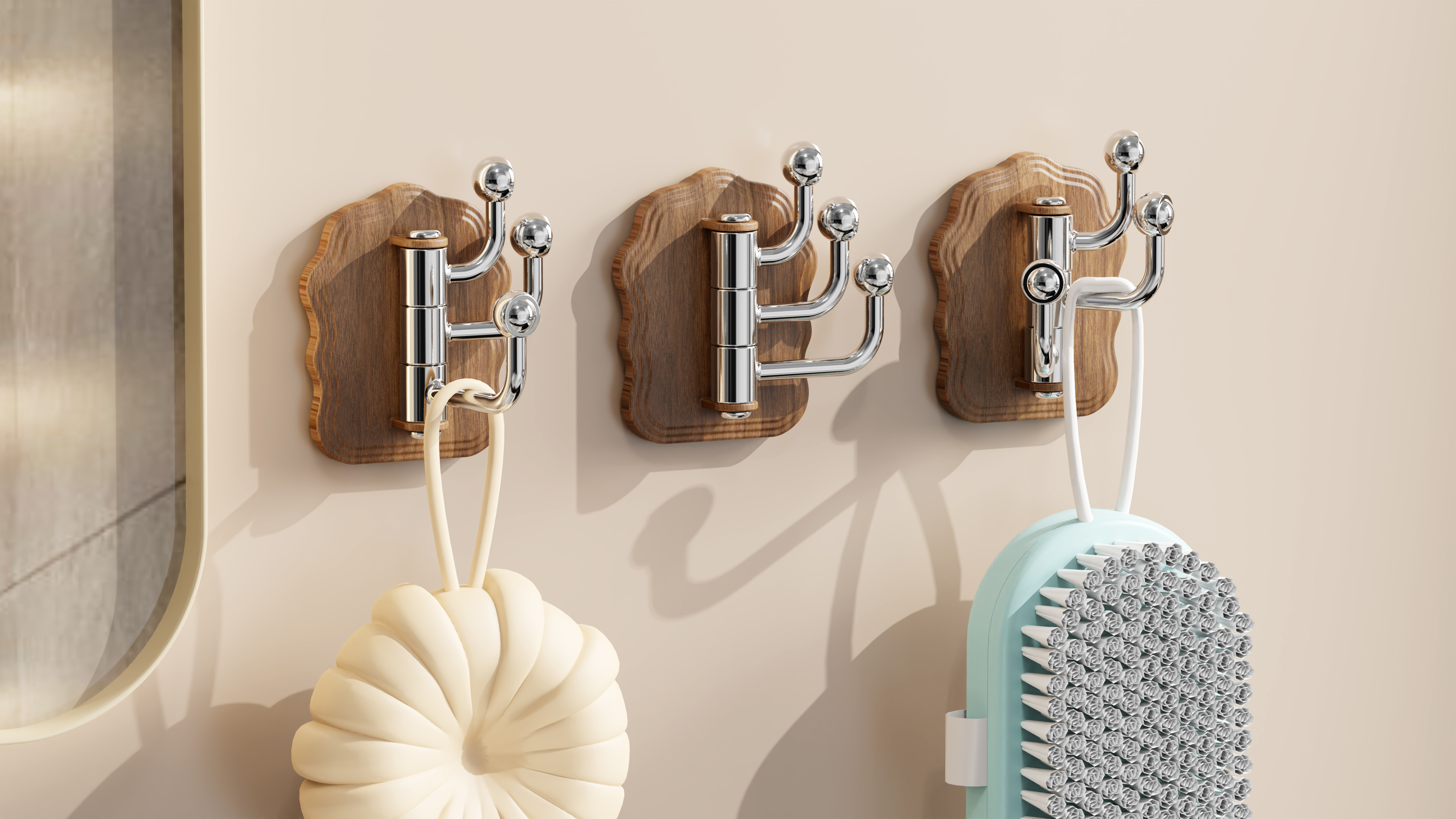product design，Modeling and rendering，Wall hook，