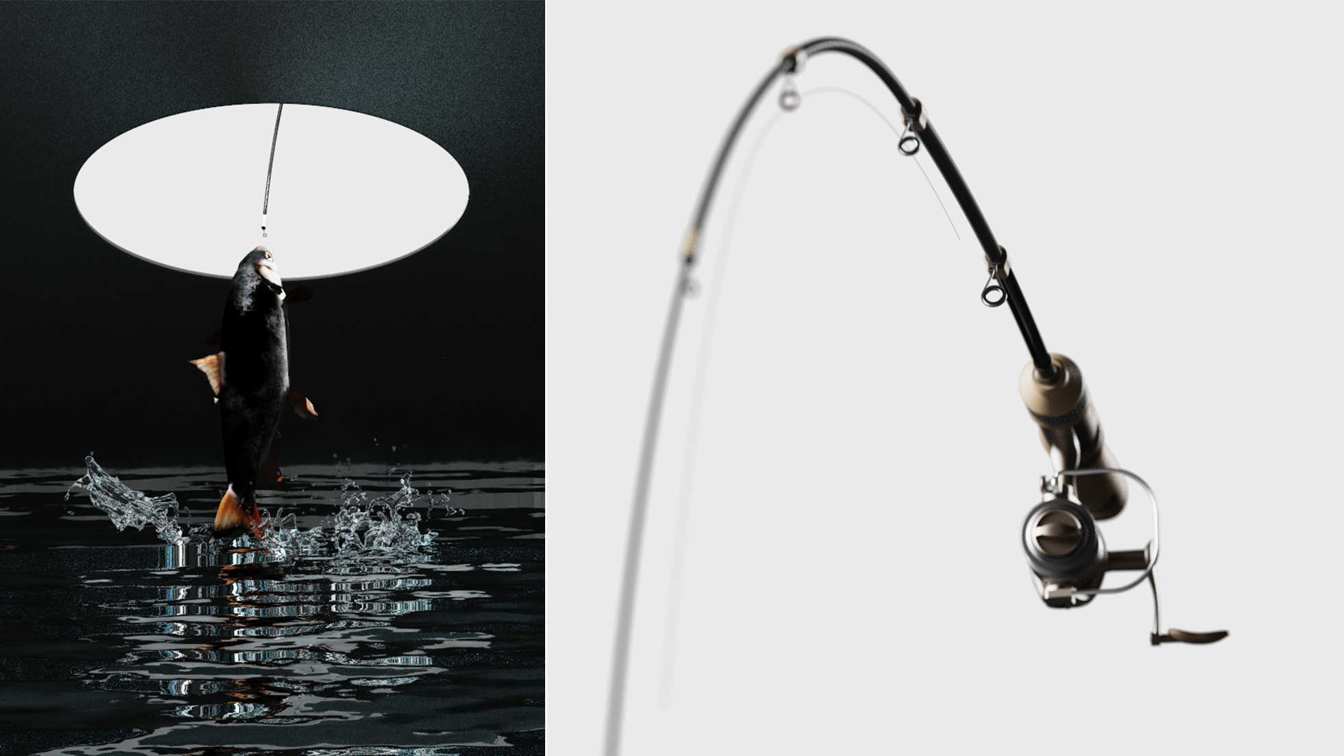 Fishing Rod, Lua, Product Design, Outdoor, Equipment，