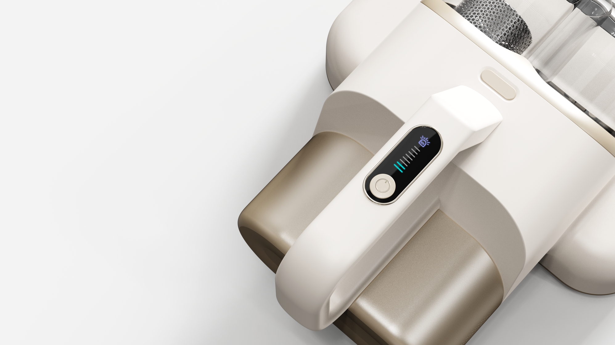 Double cup mite remover，product design，Minimalist Aesthetics，home aesthetics，