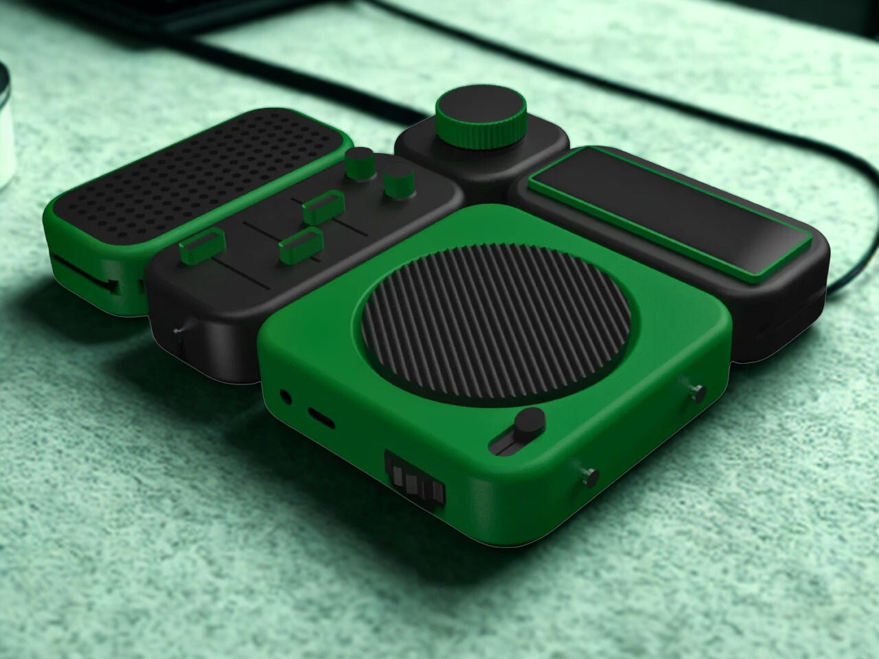 RFID，music player ，modularization，Tactile listening to songs，Retro Design ，