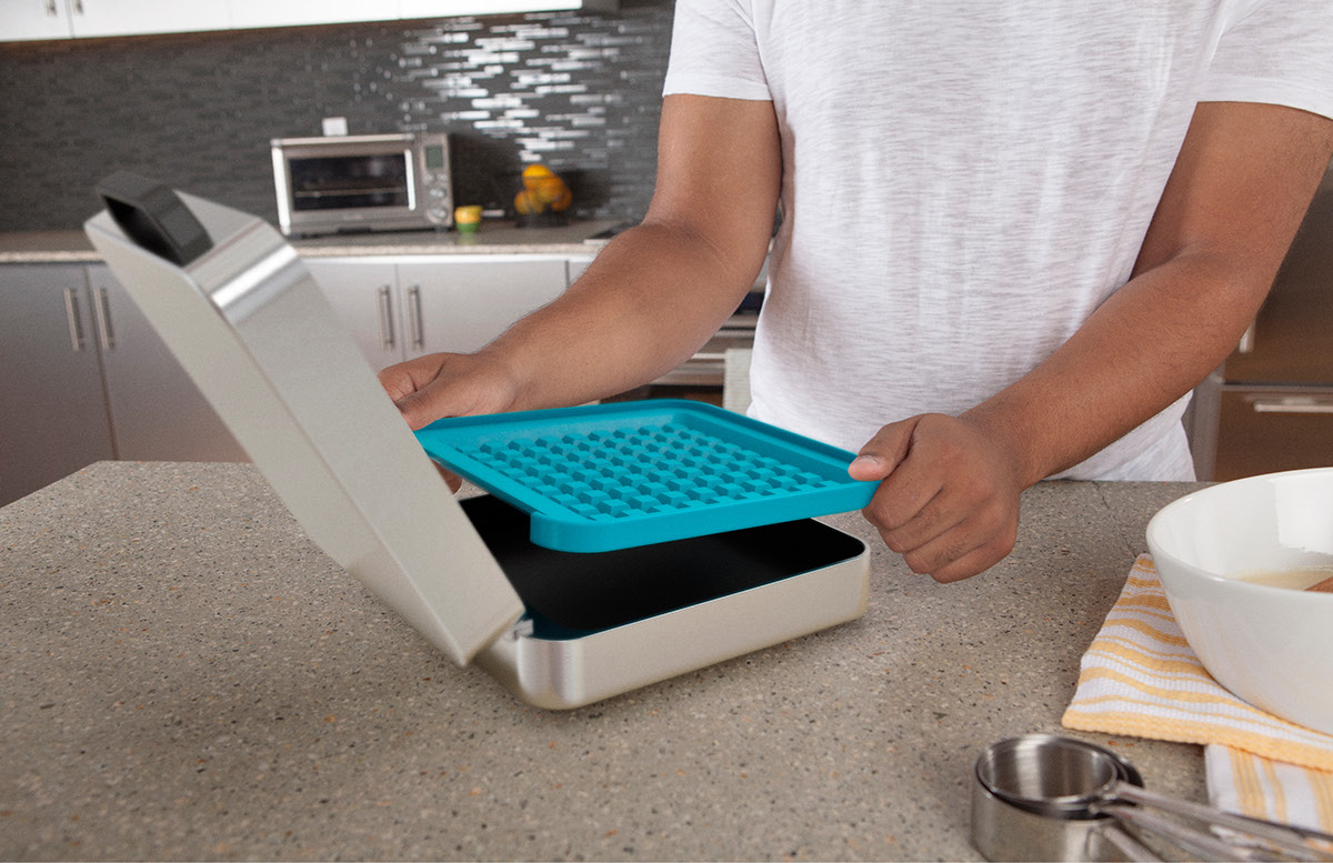 Muffin machine，blue，Waffle Maker，machine，pixel，