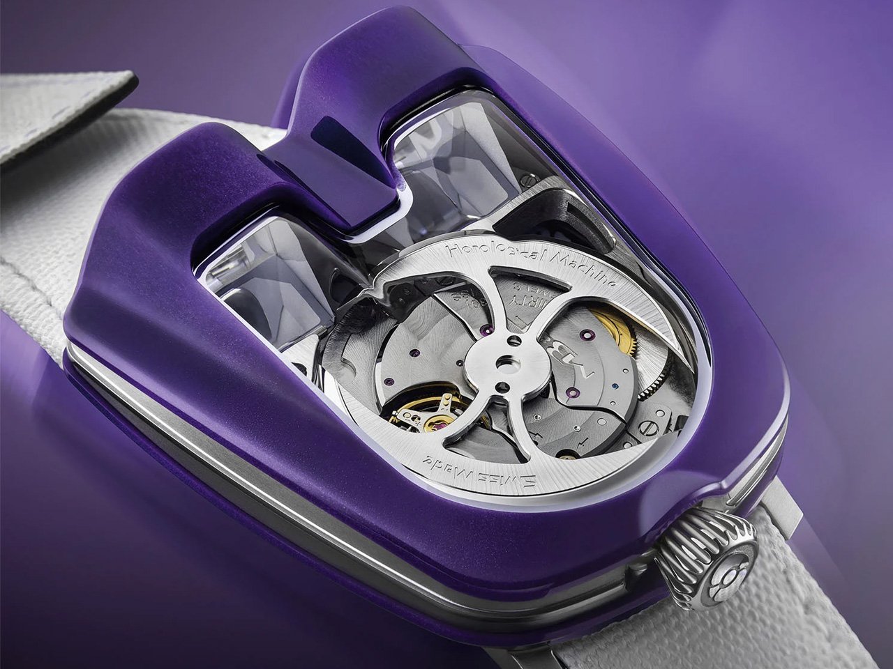 HM8 Mark 2 Purple，Wrist watch，Wristwatch，Mechanical watch，Fashion products，