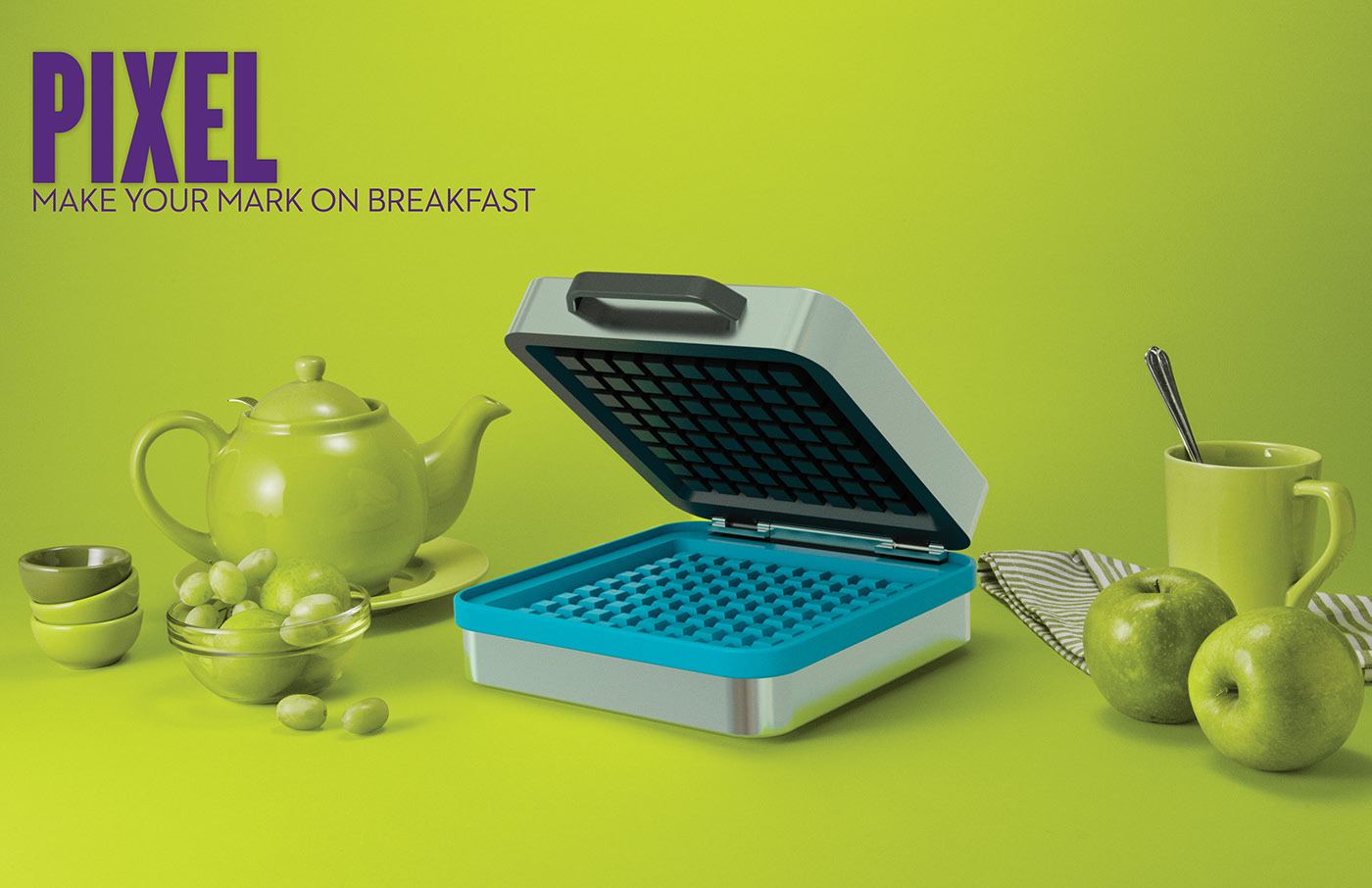 Muffin machine，blue，Waffle Maker，machine，pixel，