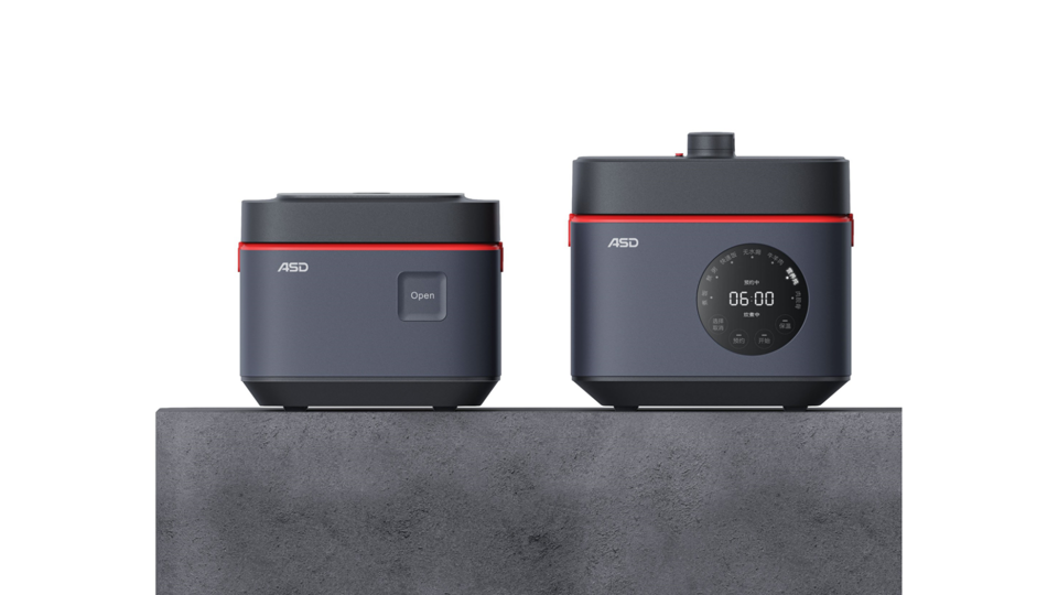 product design，Home appliance design，Pressure cooker design，rice cooker，Appearance design，industrial design，PI design，
