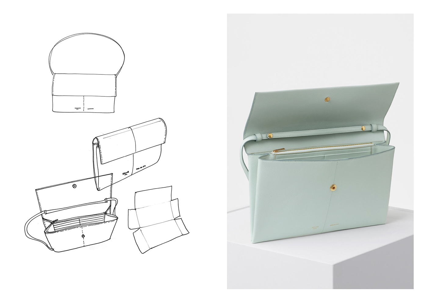 CELINE，sketch，package，Celine，