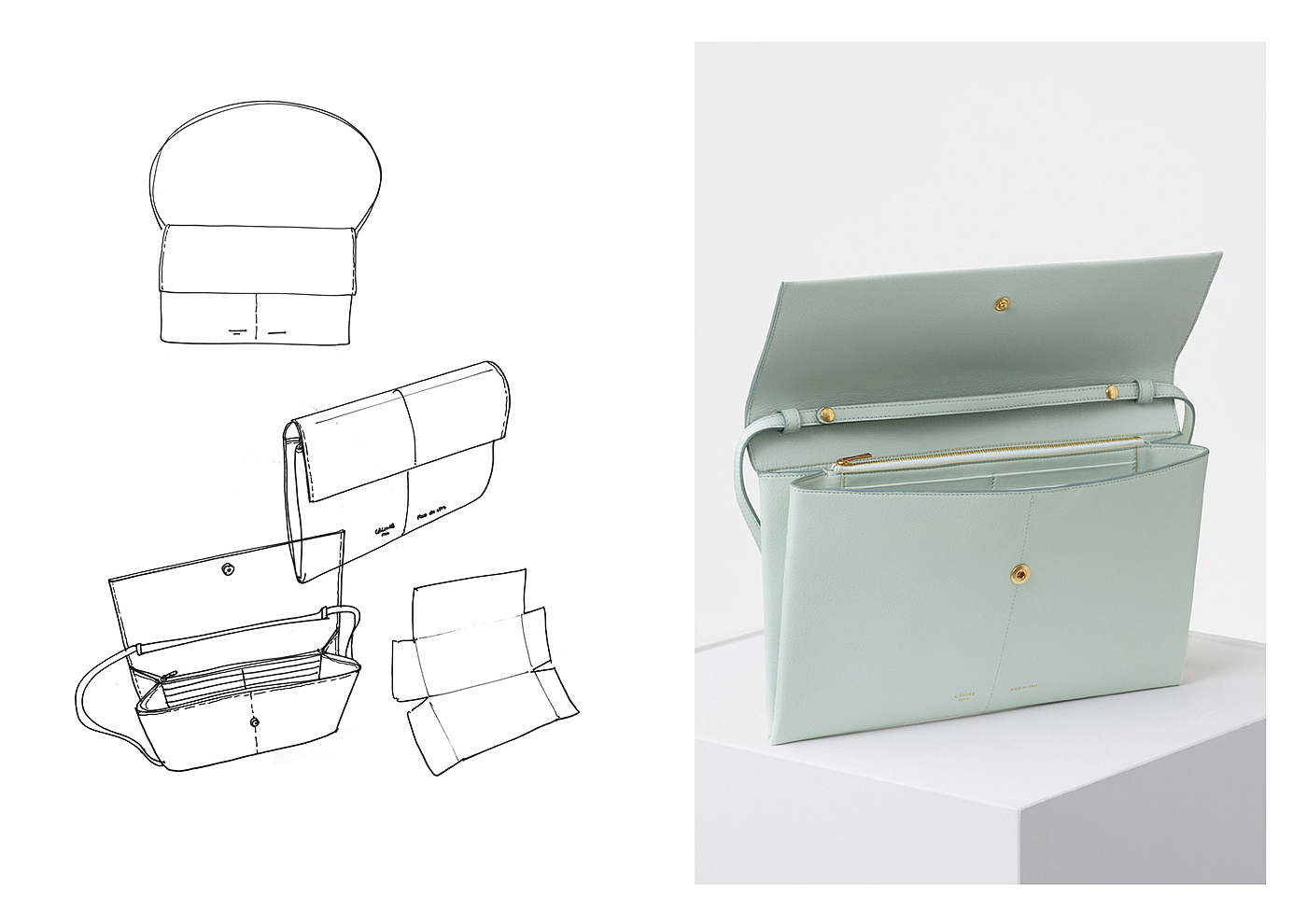 CELINE，sketch，package，Celine，