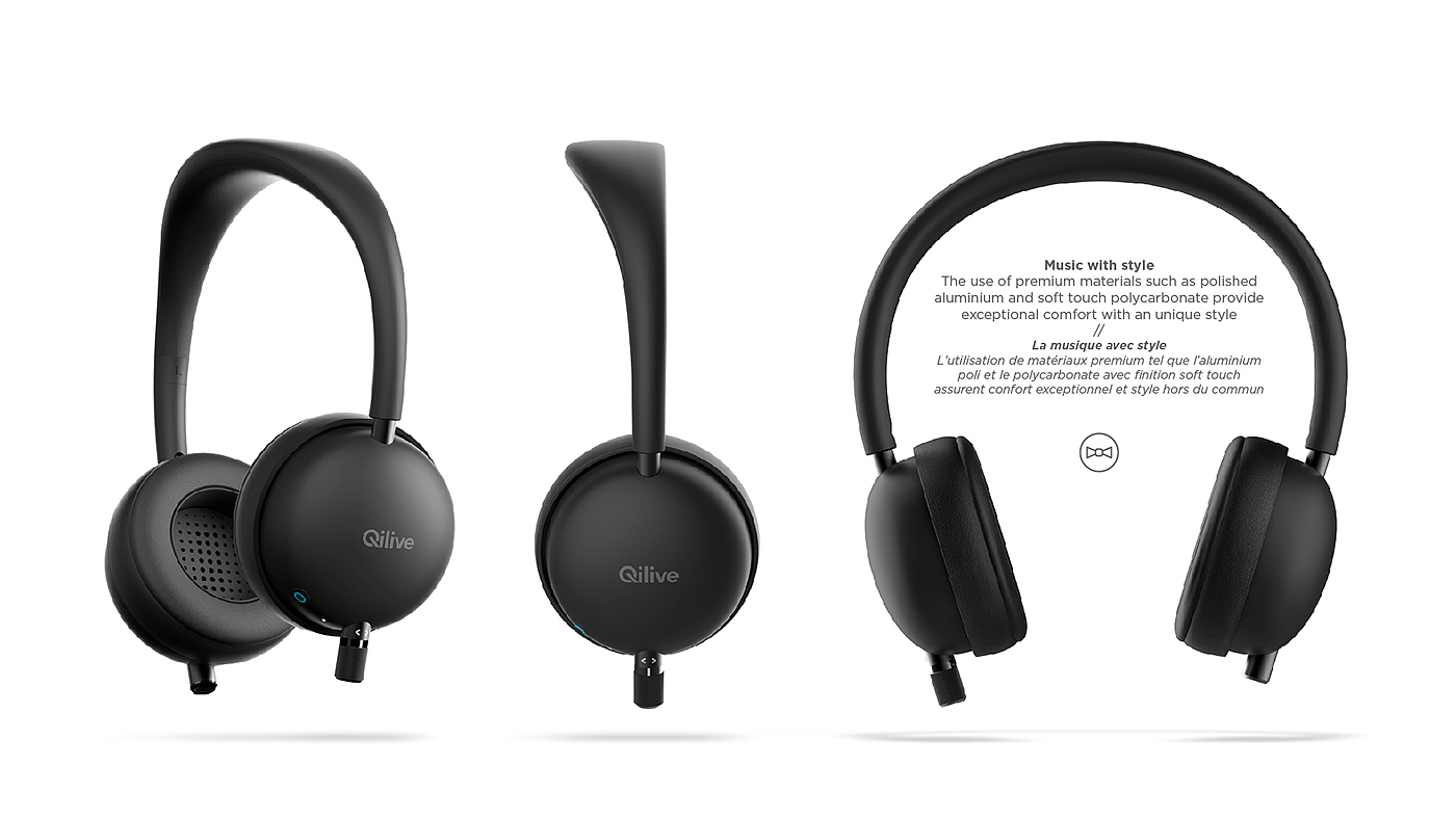 Qilive team works，headset，2018IF，Reprint，
