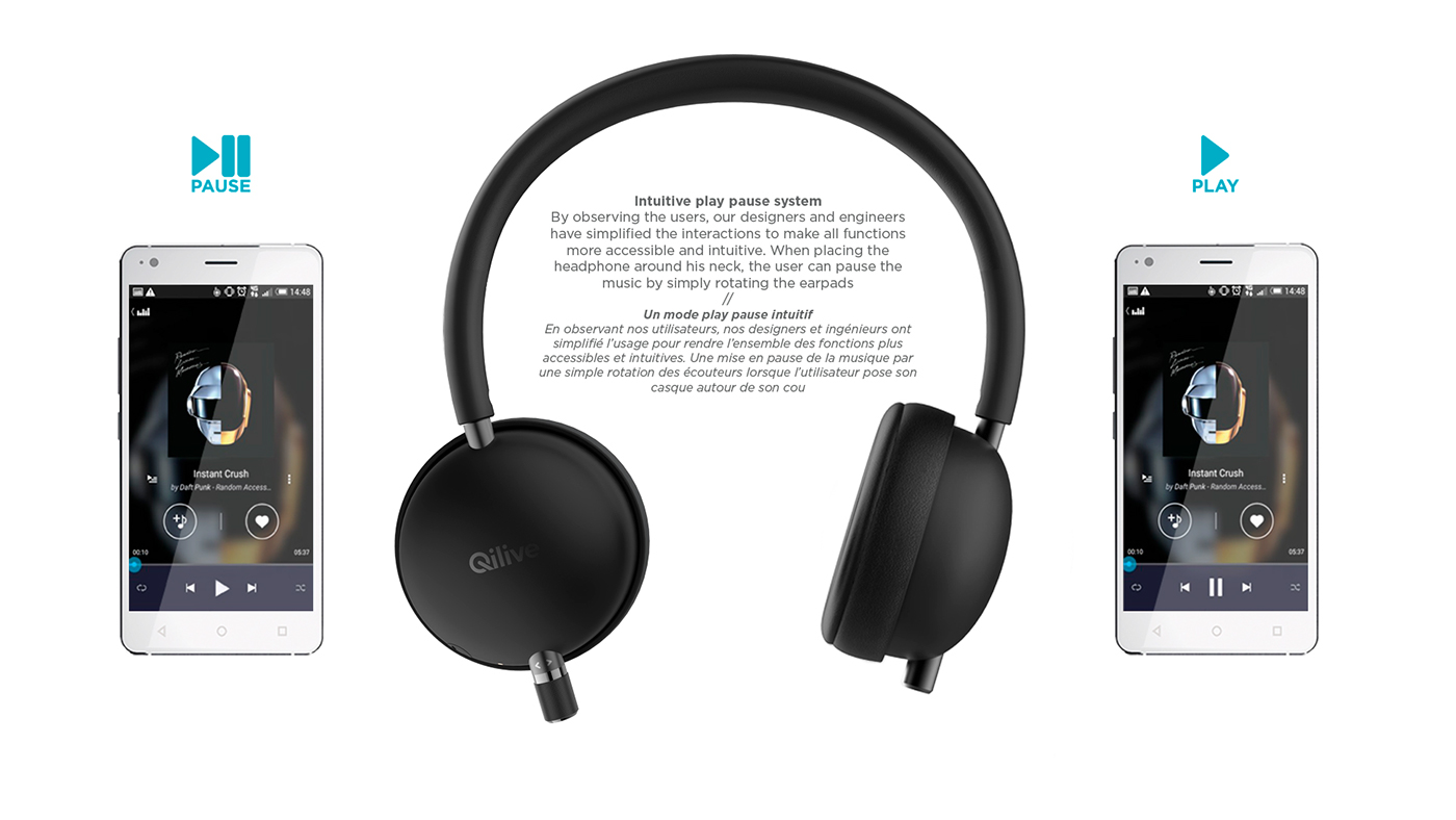 Qilive team works，headset，2018IF，Reprint，