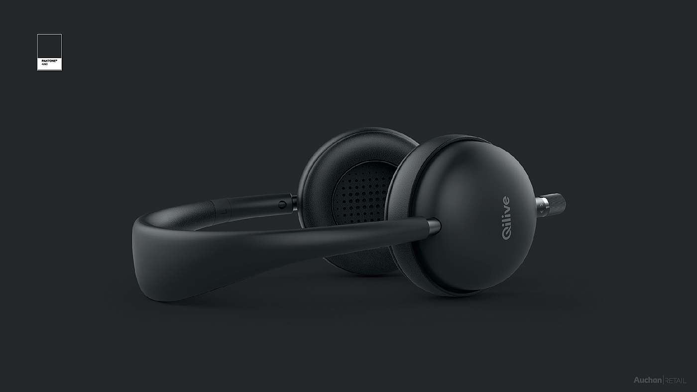 Qilive team works，headset，2018IF，Reprint，
