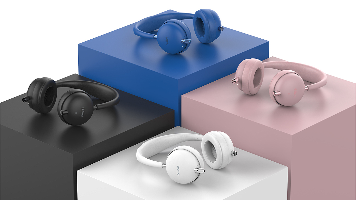 Qilive team works，headset，2018IF，Reprint，