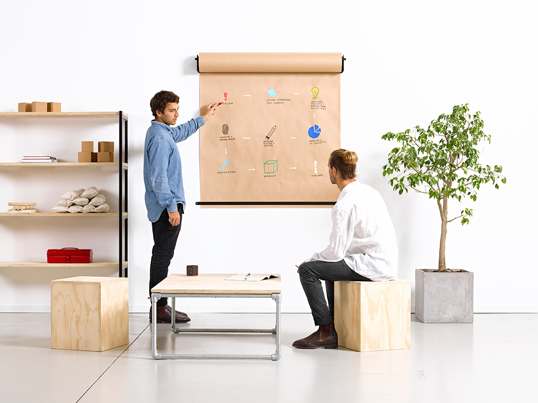 George &Willy，Reprint，Wall hanging，Kraft paper，