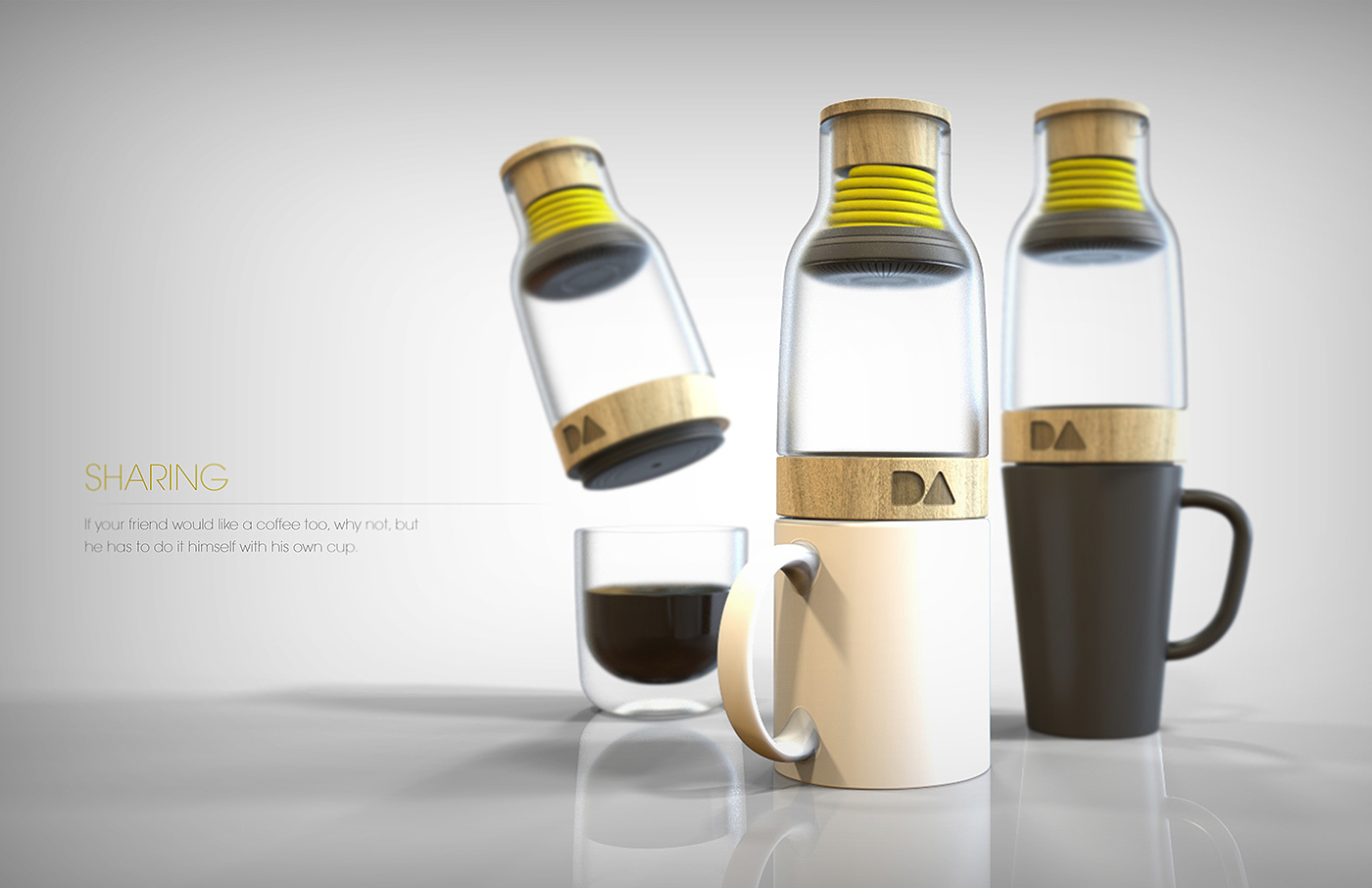 industrial design，conceptual design，Home Furnishing，Water cup，healthy，