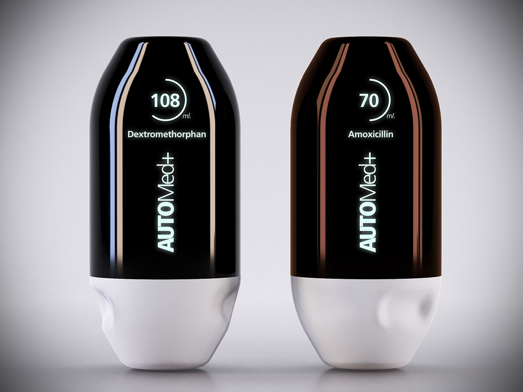 Medicine bottle，intelligence，conceptual design，Ali Mahmoudi，Shima Jahani，Reprint，