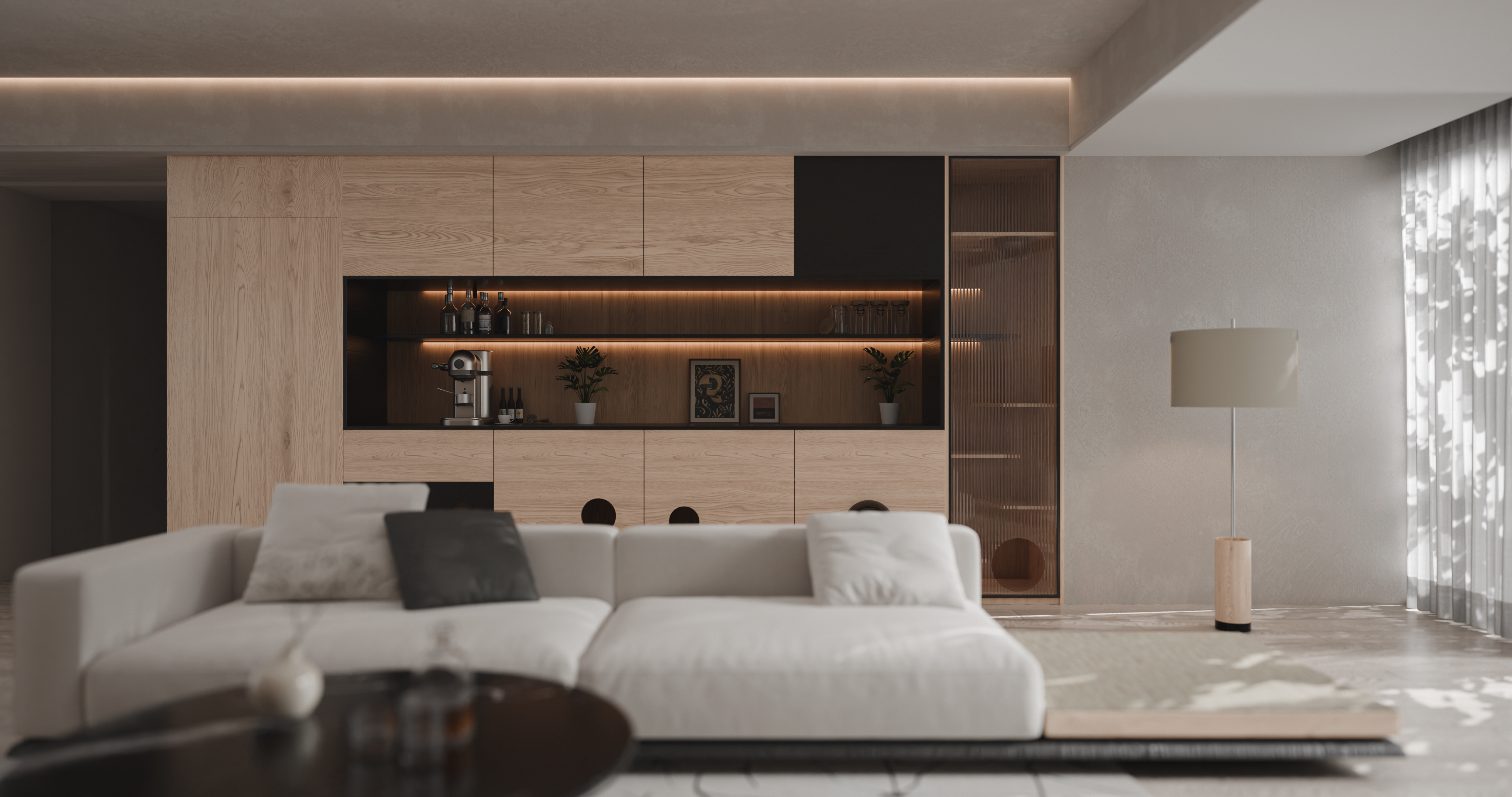 human pet symbiosis，furniture，Cabinet design，Panel furniture，Whole house customization，Kitty，