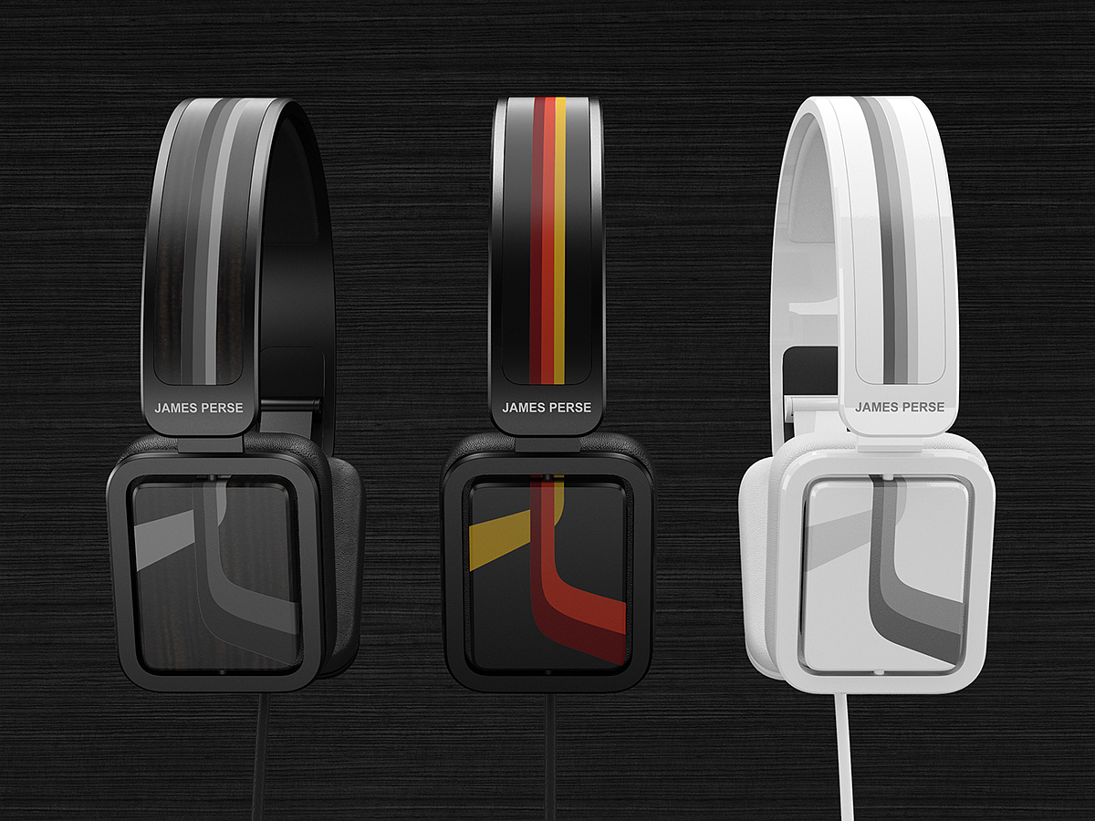 white，black，headset，Vray rendering，