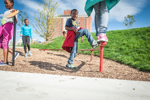 Amusement park design，environmental design，children，parent-child interaction ，outdoor，Play with water，sandy beach，forest，children，hexagon，