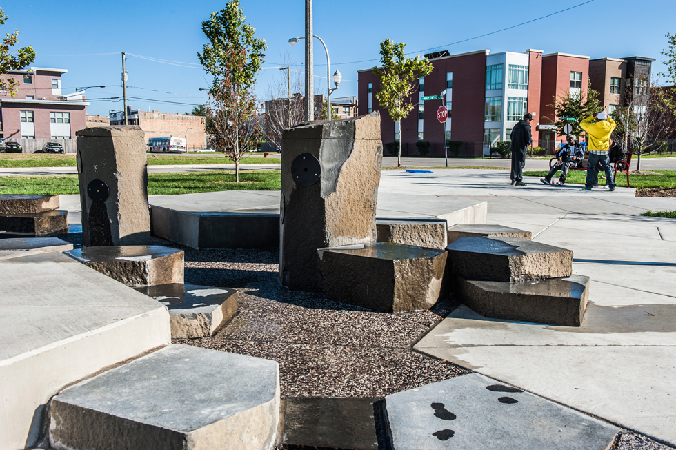 Amusement park design，environmental design，children，parent-child interaction ，outdoor，Play with water，sandy beach，forest，children，hexagon，
