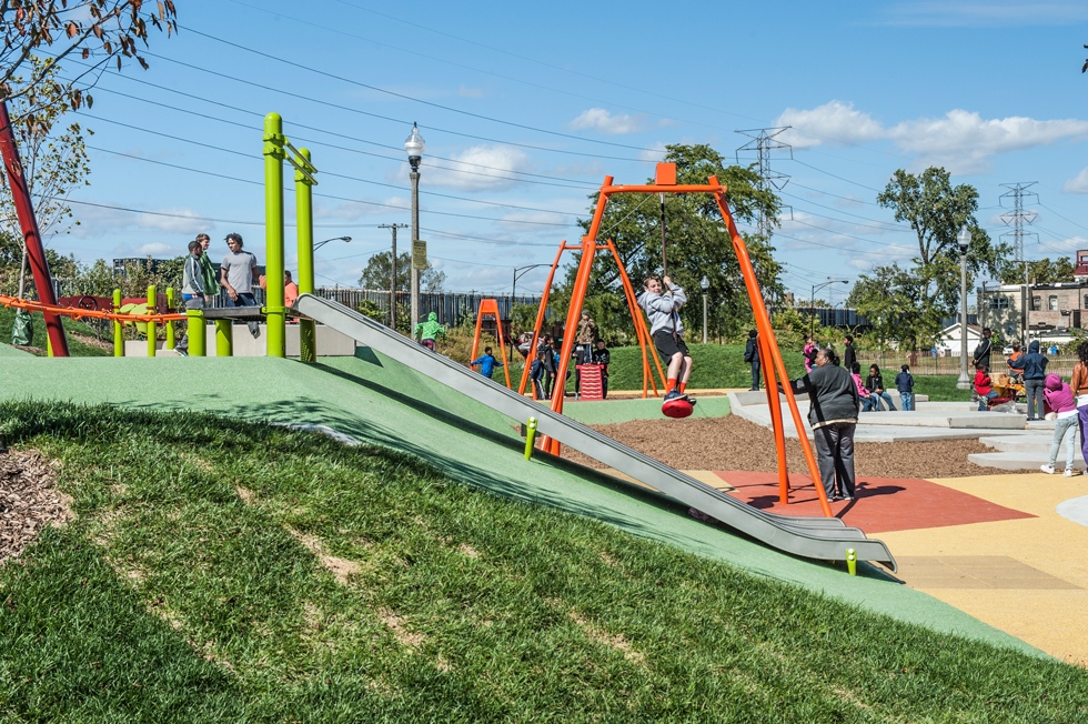Amusement park design，environmental design，children，parent-child interaction ，outdoor，Play with water，sandy beach，forest，children，hexagon，