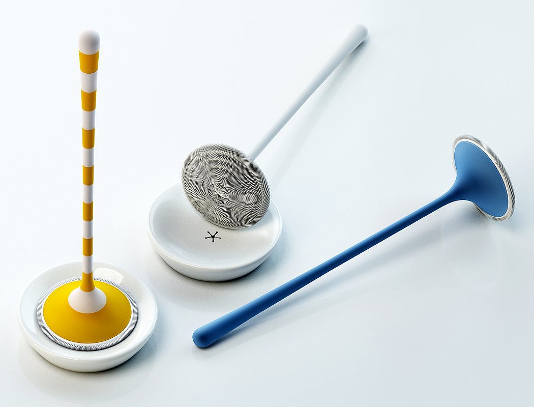 flat，flexible，Anna Samoylova，Toilet brush，Yosh，
