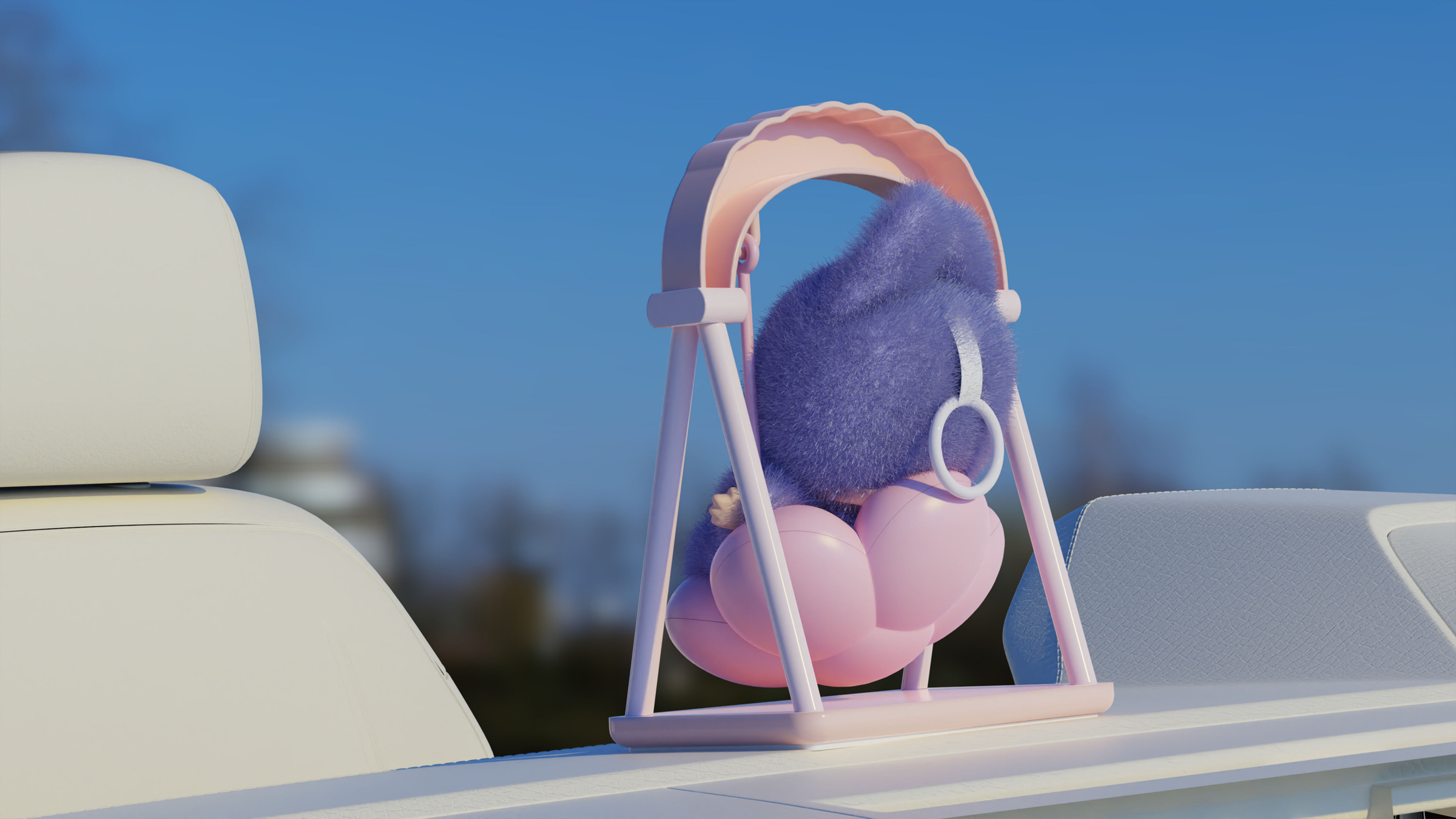 Labu，Toys，Ornaments，Brab seat，labubu，Car decoration，