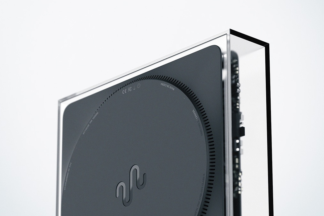 Set top box，transparent，Coated aluminum box，Aesthetics of science and technology，