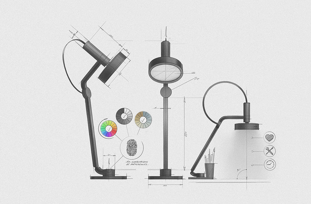 Desk lamp，multi-function，Guillaume Allem，