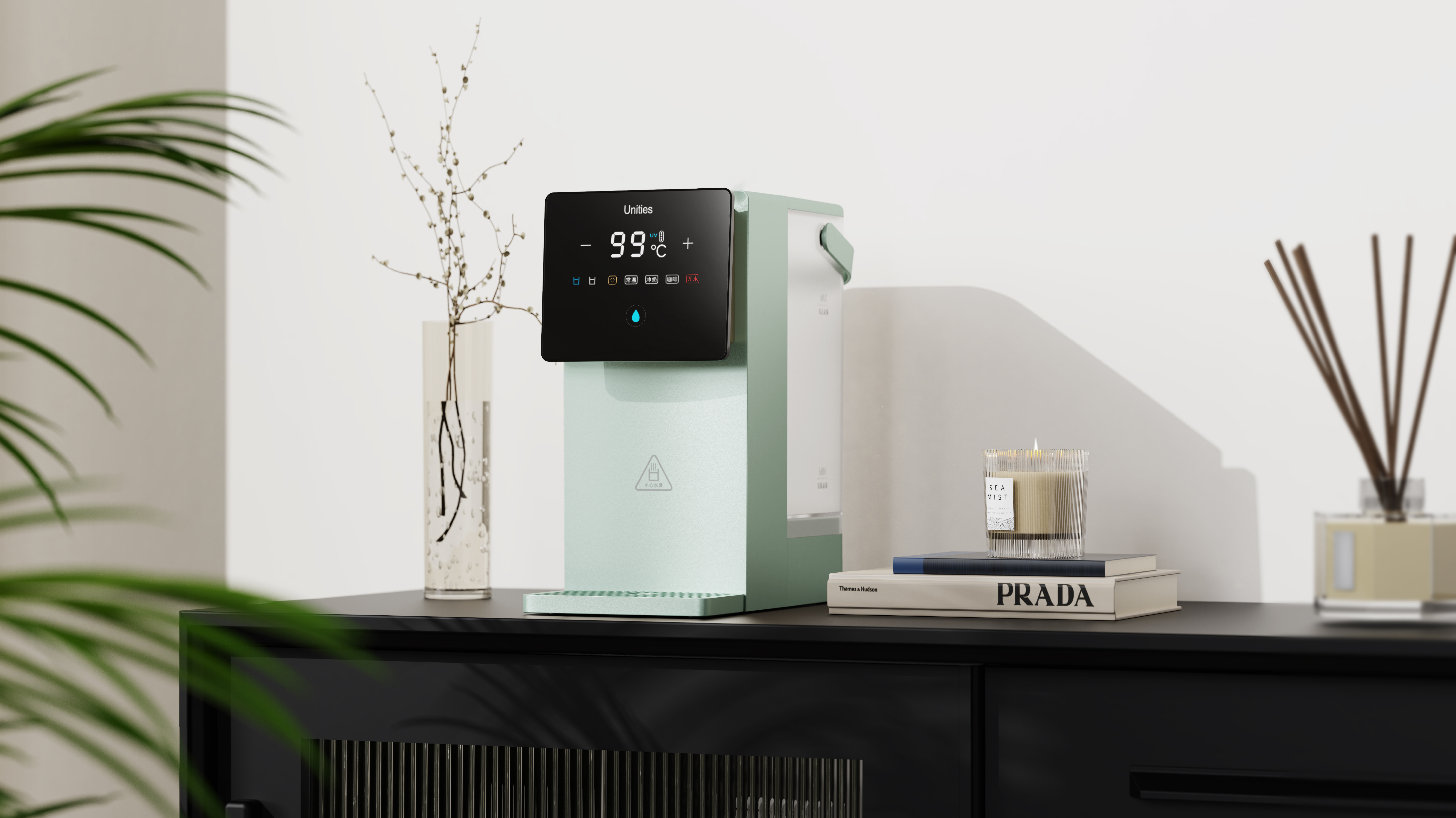 Clean drinking machine, water dispenser, desktop water dispenser, ice-making water dispenser，