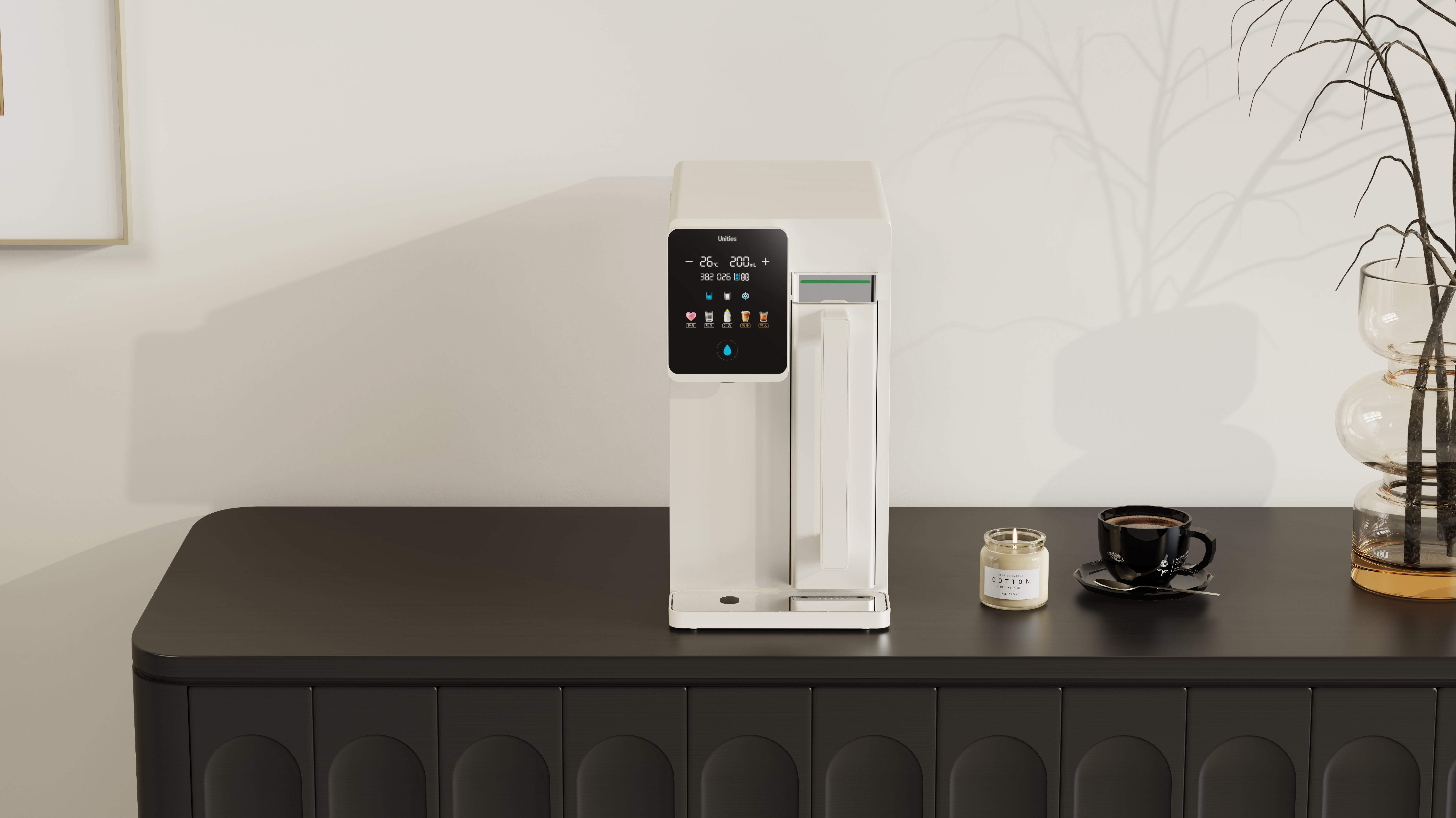 Clean drinking machine, water dispenser, desktop water dispenser, ice-making water dispenser，