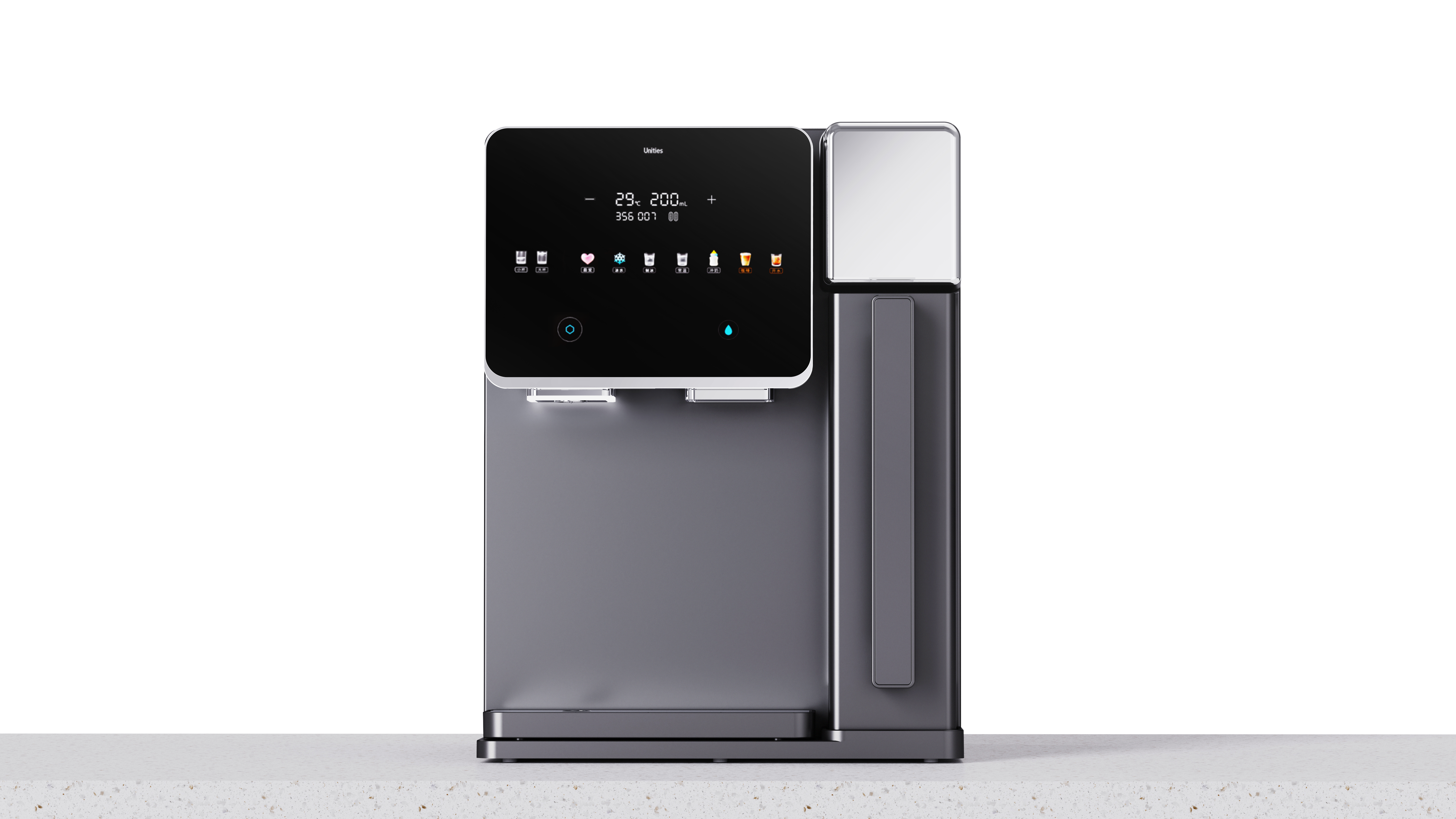 Clean drinking machine, water dispenser, desktop water dispenser, ice-making water dispenser，