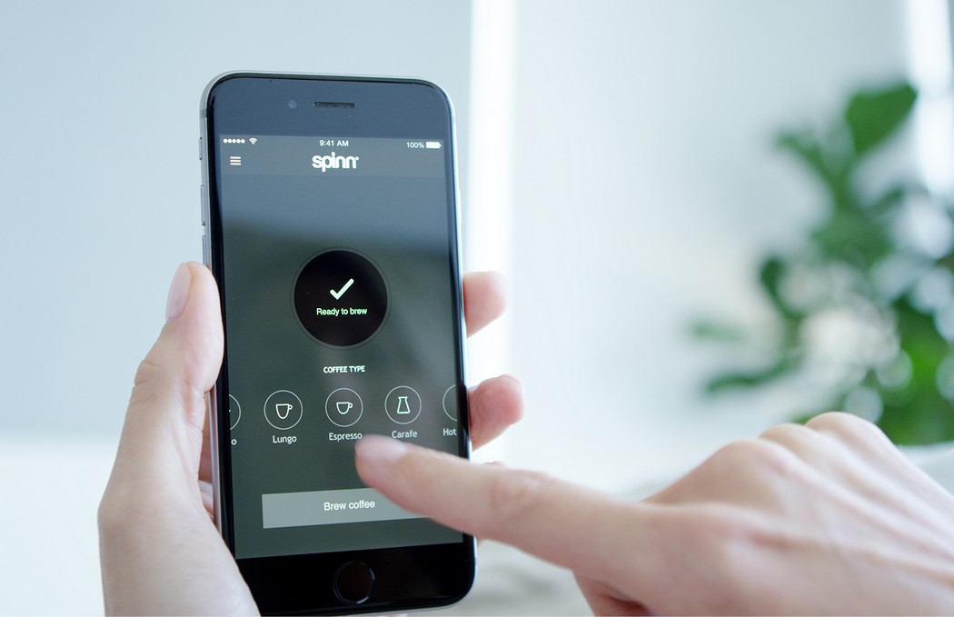 Manual，Alexa voice command，interactive，wireless，Spinn Coffee，