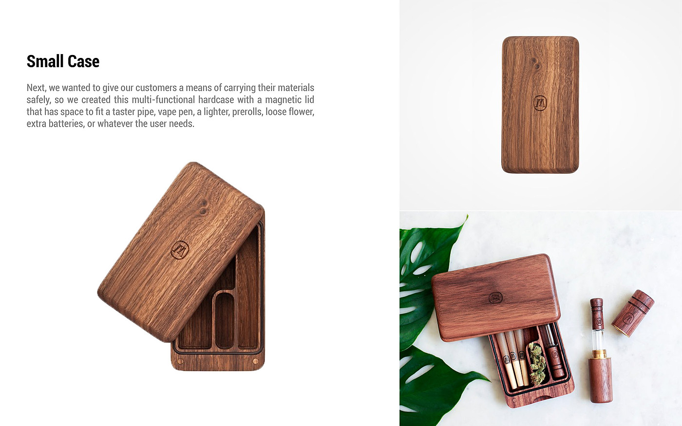 Marley Natural，木质，木质香烟盒，香烟配件，