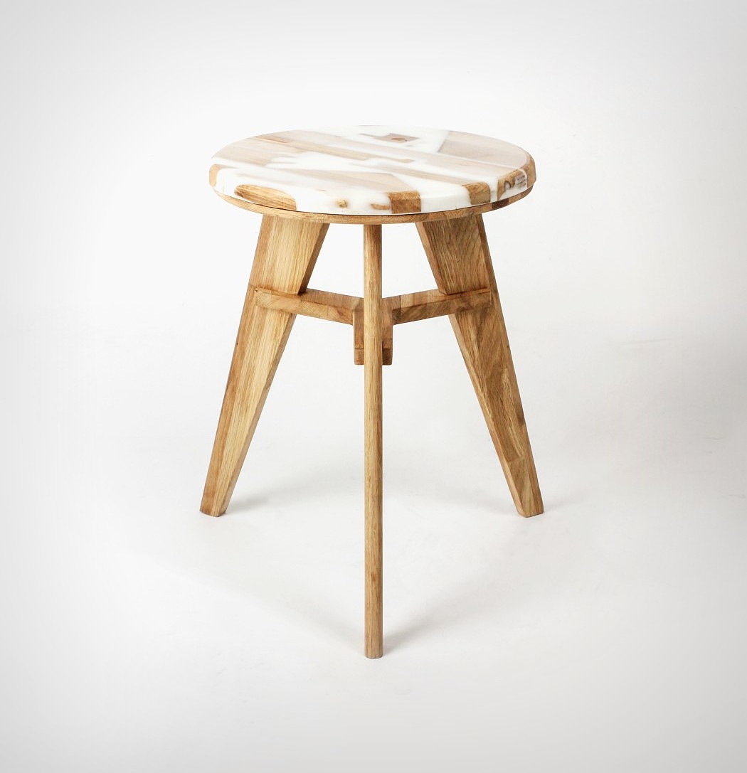 stool，Jang Won, Kyung，woodiness，