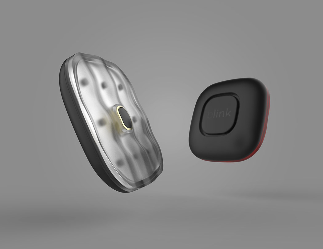 blink，Bicycle lamp，black，product design，